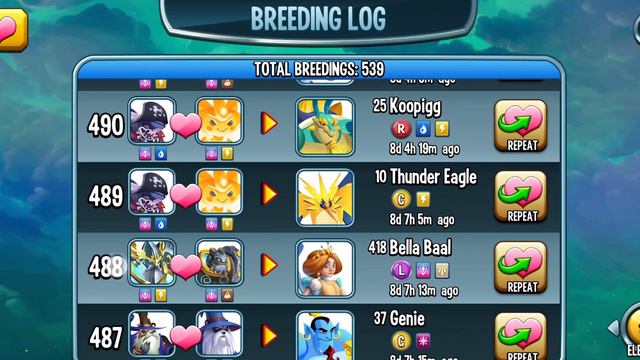Monster Legends - Breeding Log 2023 смотреть онлайн
