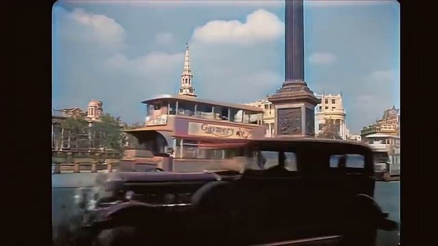 London 1940s, Street Scenes [60fps, Remastered] W Added Sound