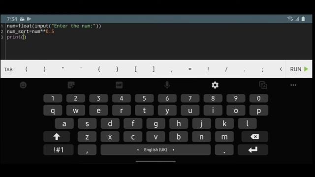 Write a program to input a number and print its square root. Class 12: Python Revision Tour смотреть онлайн