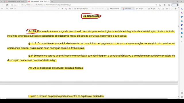 03-ESTATUTO DOS SERVIDORES PÚBLICOS DO ESTADO DE GOIÁS/Profª Delma смотреть онлайн