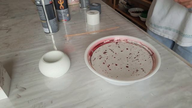Техника декорирования Марморирование | Marble Decor #handmade #diy #howtomake #concretepots