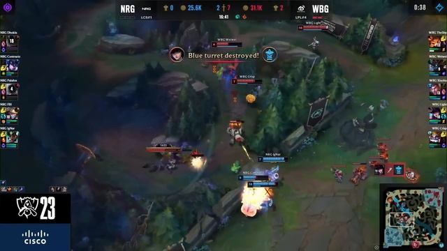 NRG Vs WBG Highlights Game 3 Worlds Playoffs 2023 NRG Vs Weibo Gaming By Onivia