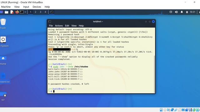 No password hashes loaded (see FAQ) and No Password Hashes Left to Crack: John the Ripper смотреть онлайн