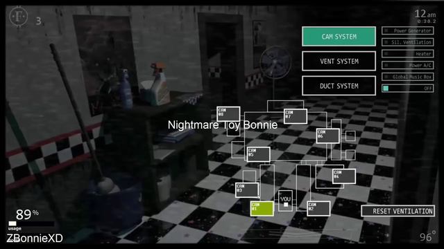 Nightmare Toy Animatronics All Jumpscares (UCN Mods)