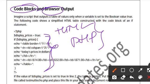 Code blocks and browser output смотреть онлайн