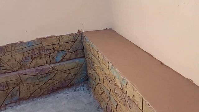 оформление цоколя дома декоративный камень из цемента. мастер Наиль Саефундинов. смотреть онлайн