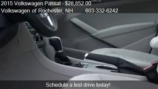 2015 Volkswagen Passat 2.0L TDI SE w/Sunroof (DSG) Sedan fo смотреть онлайн