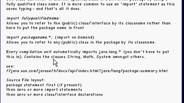 Java Tutorial 4.5 Packages Part 5/12 - importing packages смотреть онлайн
