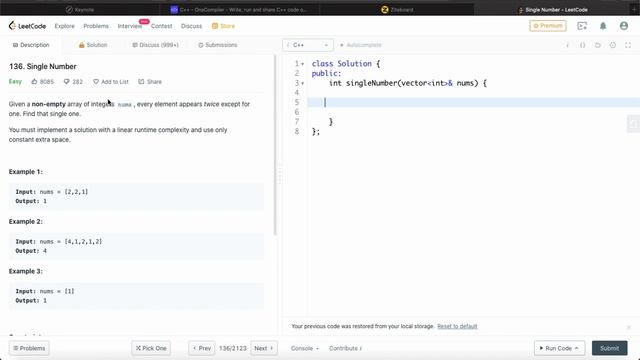 XOR In Depth: LeetCode Single Number смотреть онлайн