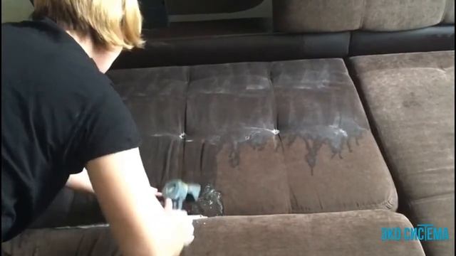 Химчистка дивана на дому в Новосибирске | Клининговая компания Экосистема смотреть онлайн