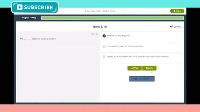 cisco programming essentials in c module 1 test answers|| C Essential part 1 module 1 test @Cisco смотреть онлайн