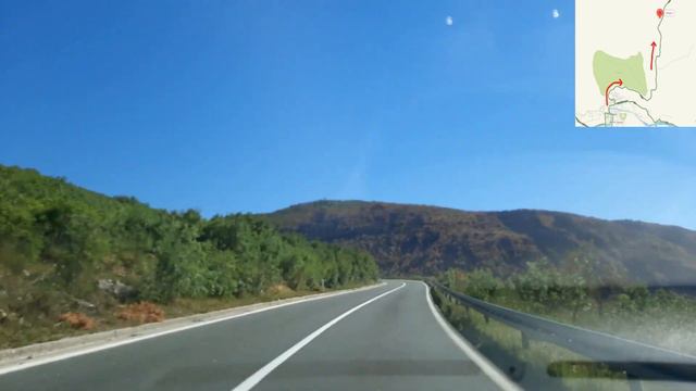 Trebinje - Jasen - Mosko, Hercegovina, magistralni put M20, avgust 2020. смотреть онлайн