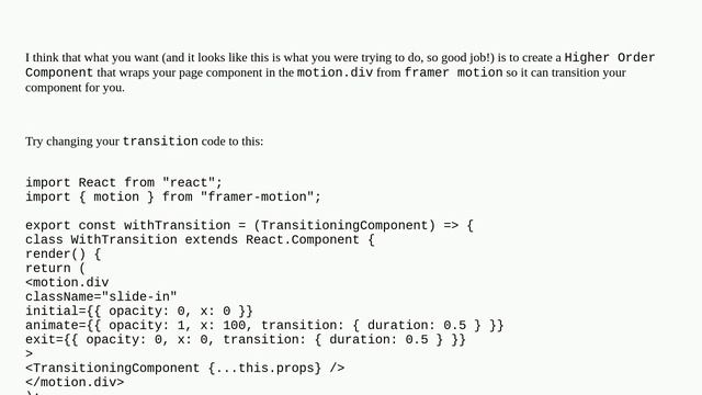 What makes the use of transition(myComponent) fail in this React 18 app? смотреть онлайн