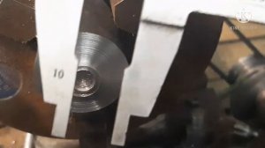 Самодельный токарный станок по металлу, тест на жёсткость.