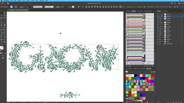 How to Create Seamless Pattern Brushes in Illustrator смотреть онлайн