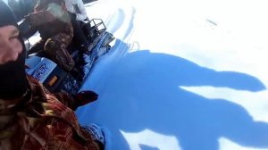 Поездка на снегоходах,с приключениями