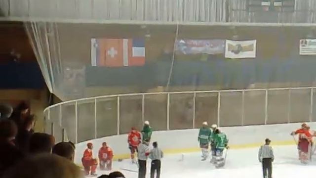 HK Acroni Jesenice vs HDD Tilia Olimpija - Tortunov vs Kužnik fight смотреть онлайн