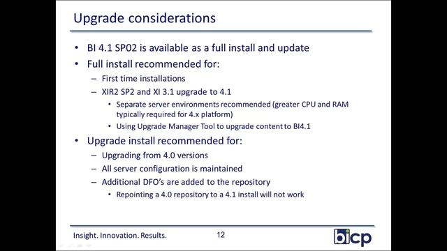 What's New in BI 4.1 смотреть онлайн