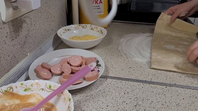 Домашняя выпечка к чаю/ Мини пицца/ быстрый рецепт/ смотреть онлайн