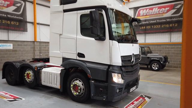 New In Stocklist For Sale: MERCEDES ACTROS 2545 STREAMSPACE 6X2 TRACTOR UNIT - 2013 - AY63 YTW смотреть онлайн