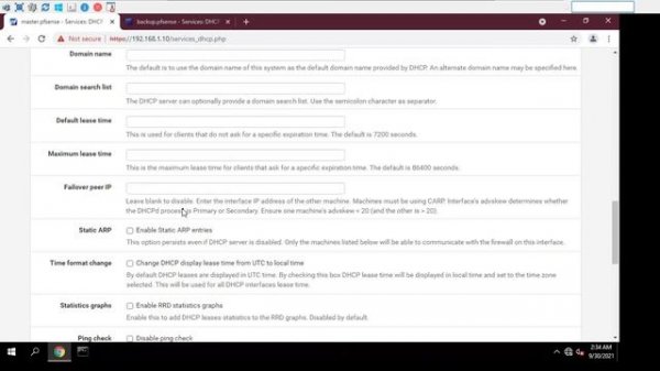 How to configure High Availability with 2 pfSense