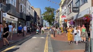 Brighton. Прогулка по городу Брайтон в Англии (subtitles in English)