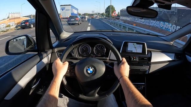 BMW 2 F45  [218I 140HP] |0-100| POV Test Drive #1354 Joe Black