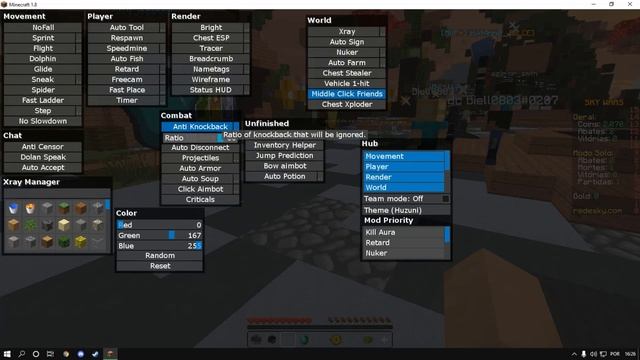HACK HUZUNI 1.8.9 ATUALIZADO MINECRAFT (NOVO 2022) смотреть онлайн
