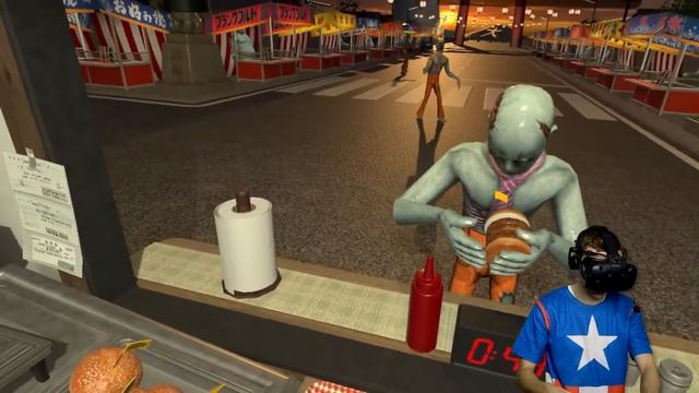 Destroying ULTIMATE ZOMBIE BOSS With BAD FOOD (Dead Hungry VR Funny Gameplay) смотреть онлайн