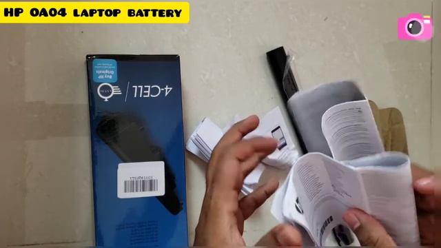 HP ORIGINAL OA04 laptop battery. Unboxing & Review. смотреть онлайн
