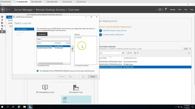 Windows Server 2019 Training 26 - How to add RD Session Host Server in RDS (Remote Desktop Service) смотреть онлайн
