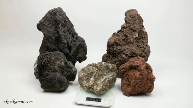 Сравнение камней для аквариума, черная лава, коричневая лава, карпатский камень смотреть онлайн