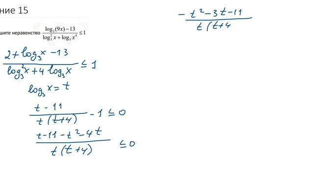 Разбор тренировочного варианта 320 Ларина. Задание 15. смотреть онлайн