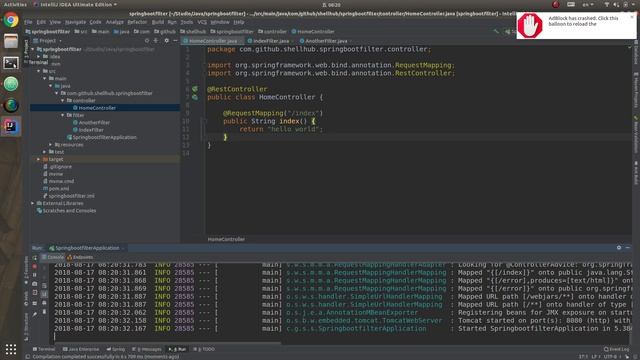 How to Define a Spring Boot Filter in IntelliJ IDEA? | CodeCamp смотреть онлайн