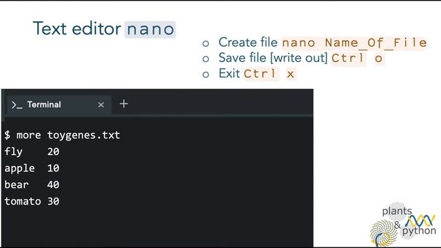 Plants & Python - Command Line Lesson 07. Edit, Sort, Cut & grep смотреть онлайн