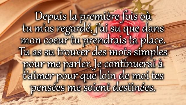 Tu es dans mon coeur ❤️ Mots d'amour touchants смотреть онлайн