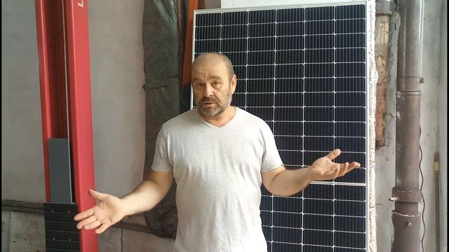 Зарядка акумулятора від сонячних панелей. Підключено тимчасово без MPPT смотреть онлайн