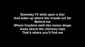 Somewhere Over the Rainbow - Judy Garland - lyrics