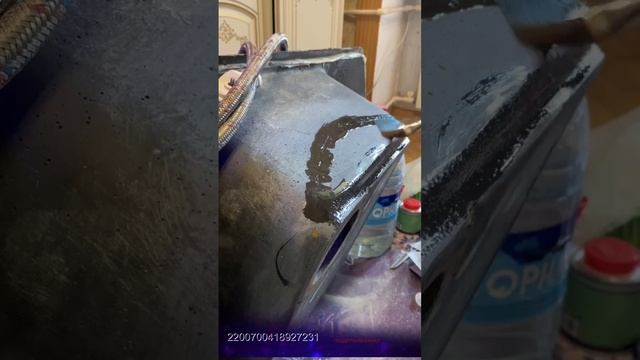 Ремонт Керамической раковины, удаление трещины с раковины, сэкономили 15 000