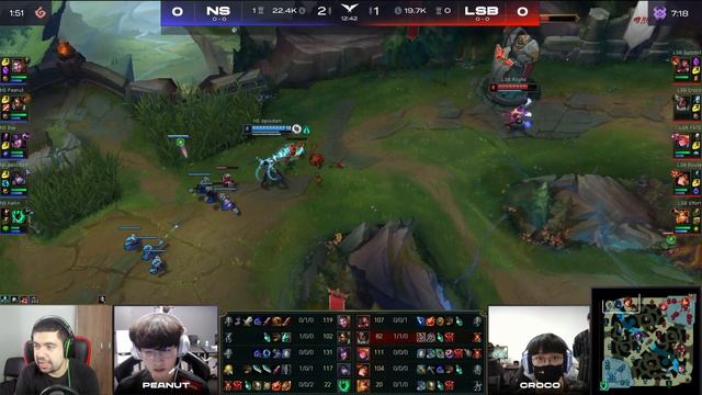 NS vs LSB | Игра 1 Неделя 1 День 2 | LCK 2021 Весенний сплит смотреть онлайн