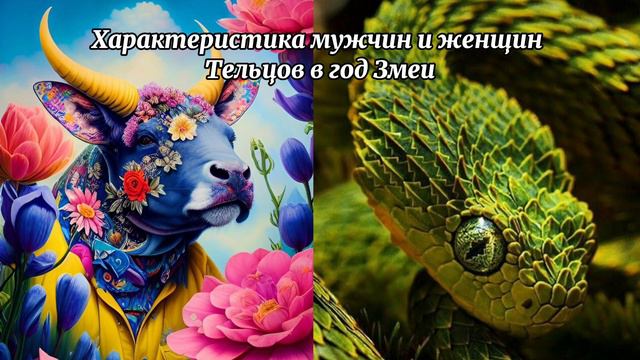 Телец в год Змеи. Характеристика.