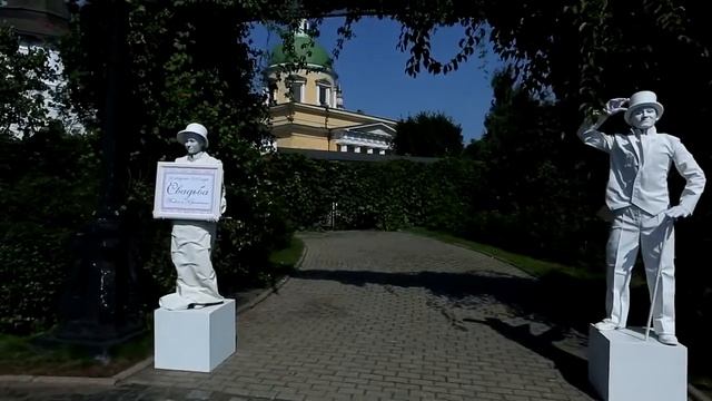 Живые статуи на свадьбу смотреть онлайн