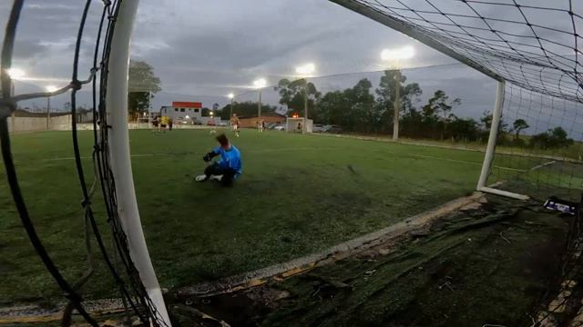 FECHEI O GOL E QUASE FRANGUEI DEVIDO AO CAMPO MOLHADO