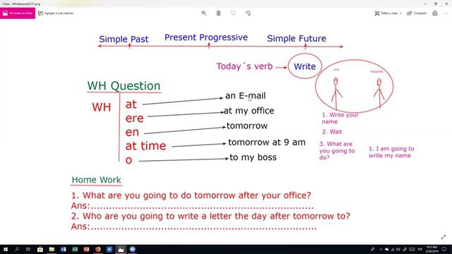 Simple Future Tense:WH Question explained using the verb:Write смотреть онлайн