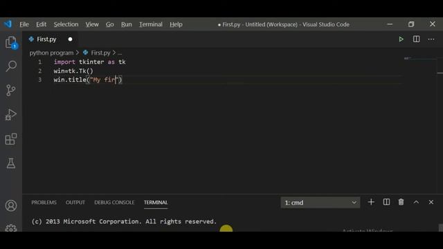 GUI based application in Python | Create a window with title in Python смотреть онлайн
