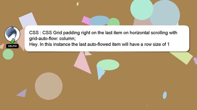 CSS : CSS Grid padding right on the last item on horizontal scrolling with grid-auto-flow: column; смотреть онлайн