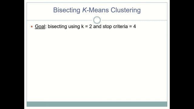 Lecture 8.3 Bisecting k-means Clustering смотреть онлайн