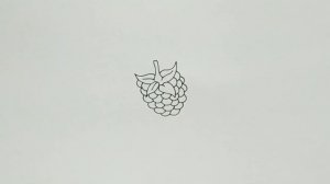 Как нарисовать малину за 3 минуты? Сможет каждый!