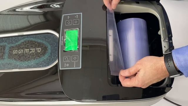 Как заправить рулон пленки в аппарат Boot-Pack Thermo смотреть онлайн